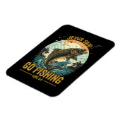Jesus sagte geh fischen Lukas 5 4 Magnet (Linke Seite)