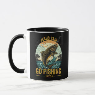 Jesus sagte geh fischen Lukas 5 4 Tasse