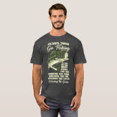 Jesus Said Go Fishing Fish Story Bible Angling T-Shirt (Vorne ganz)