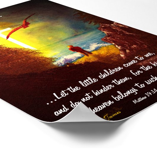 Jesus Said Poster (Ecke)