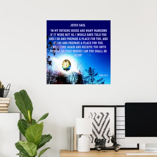 JESUS SAID Poster (Heimbüro)