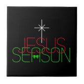 Jesus-Saison Fliese (Vorderseite)