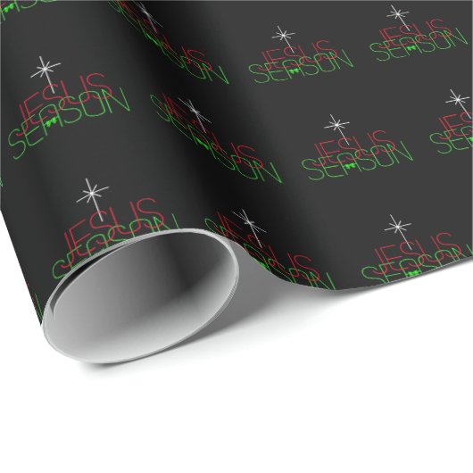 Jesus-Saison Geschenkpapier (Rolleneckpunkt)