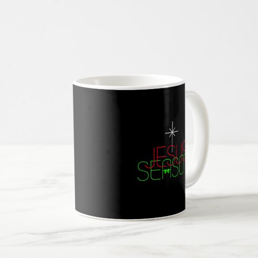 Jesus-Saison Kaffeetasse (VorderseiteRechts)
