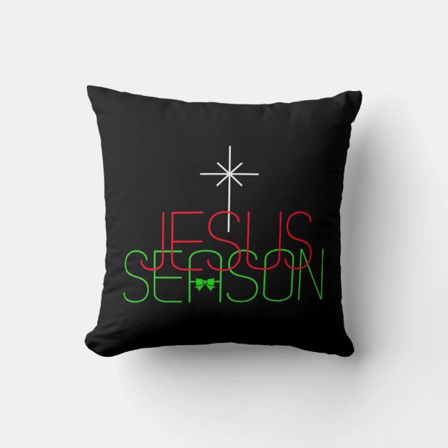 Jesus-Saison Kissen (Vorderseite)