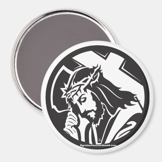 Jesus-Saison Magnet (Vorderseite/Rückseite)