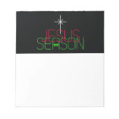 Jesus-Saison Notizblock (Vorderseite)
