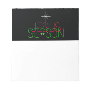 Jesus-Saison Notizblock