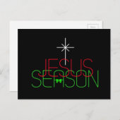 Jesus-Saison Postkarte (Vorne/Hinten)