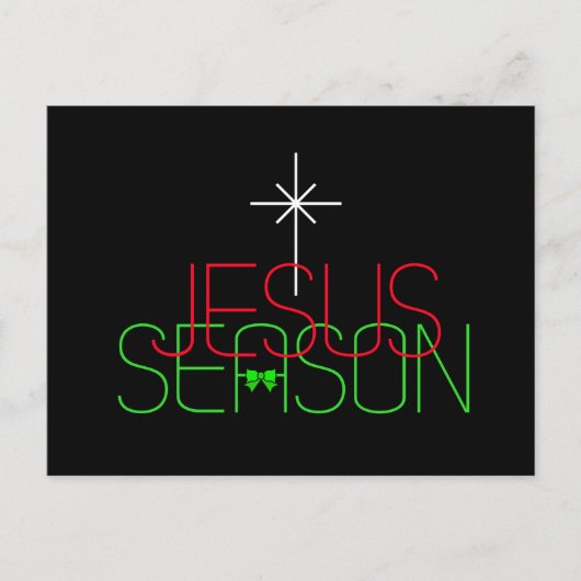 Jesus-Saison Postkarte (Vorderseite)