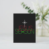 Jesus-Saison Postkarte (Stehend Vorderseite)