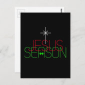 Jesus-Saison Postkarte (Vorne/Hinten)