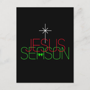 Jesus-Saison Postkarte