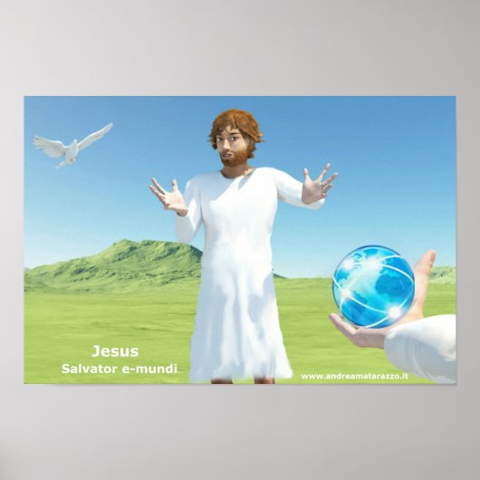 Jesus Salavator e - mundi Poster (Vorne)