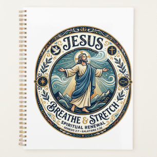 Jesus Sanfte Bewegung Wellness-Shirt Glaubensbasie Planer