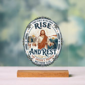 Jesus Sauerteig Brot Gemeinschaftsshirt Glaube bas Acrylschild (Neutral)