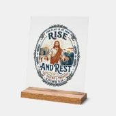 Jesus Sauerteig Brot Gemeinschaftsshirt Glaube bas Acrylschild (Winkel)