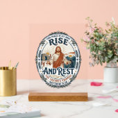 Jesus Sauerteig Brot Gemeinschaftsshirt Glaube bas Acrylschild (Hochzeit)
