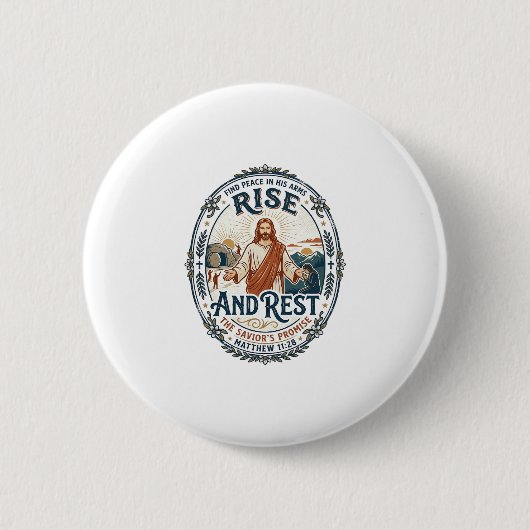 Jesus Sauerteig Brot Gemeinschaftsshirt Glaube bas Button (Vorderseite)