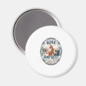 Jesus Sauerteig Brot Gemeinschaftsshirt Glaube bas Magnet (Vorderseite/Rückseite)