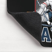 Jesus Saves Hockey Player Team God Hockey Lovers H Mousepad (Ecke)