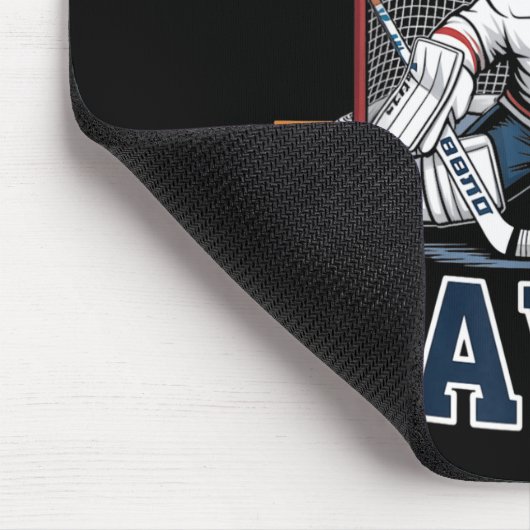 Jesus Saves Hockey Player Team God Hockey Lovers H Mousepad (Ecke)