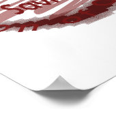 Jesus Savior Fish Symbol Poster (Ecke)