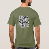 Jesus Scham-Entferner QR-Code Hoffnung Christlich T-Shirt (Rückseite)