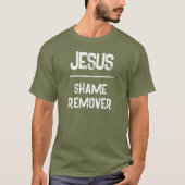 Jesus Scham-Entferner QR-Code Hoffnung Christlich T-Shirt (Vorderseite)