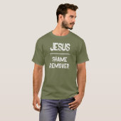 Jesus Scham-Entferner QR-Code Hoffnung Christlich T-Shirt (Vorne ganz)