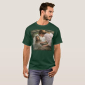 Jesus schaut zurück T-Shirt (Vorne ganz)