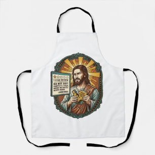 Jesus schlechter Influencer Produktbewertung Fail Schürze