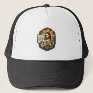 Jesus schlechter Influencer Produktbewertung Fail Truckerkappe
