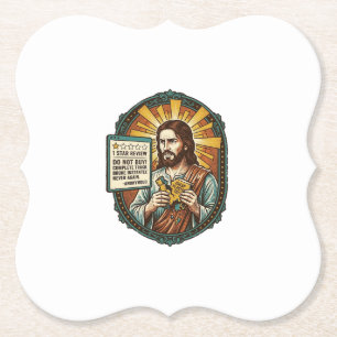Jesus schlechter Influencer Produktbewertung Fail Untersetzer