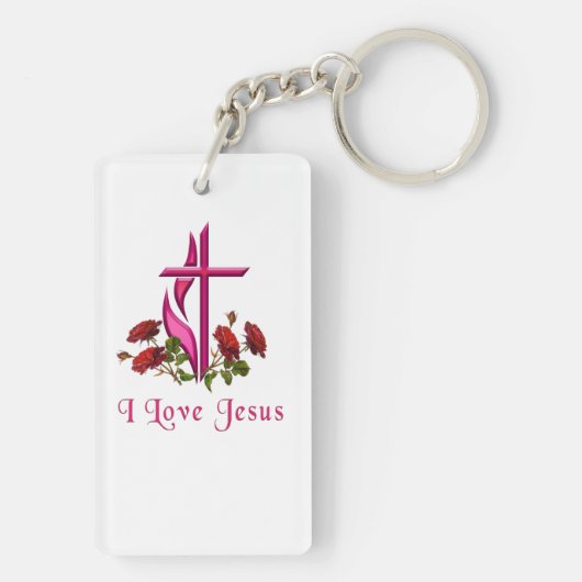 Jesus Schlüsselanhänger (Rückseite)