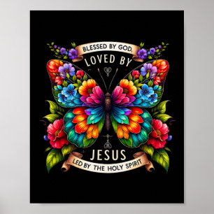Jesus Schmetterling liebte Poster