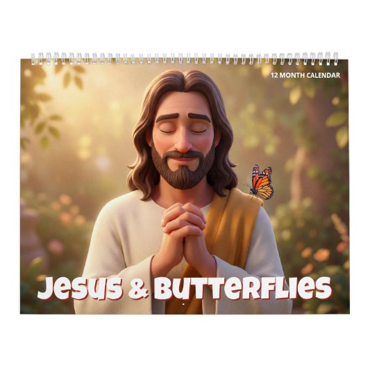 Jesus & Schmetterlinge Kalender (Titelbild)