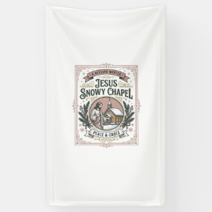 Jesus Schneekapelle Jesus Schneekapelle Christlich Banner