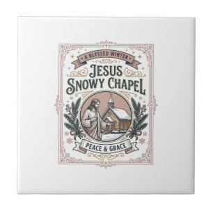 Jesus Schneekapelle Jesus Schneekapelle Christlich Fliese