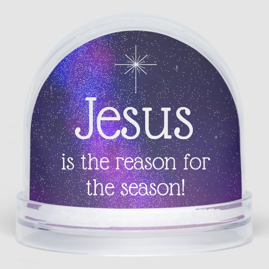 Jesus Schneekugeln (Vorderseite)