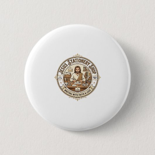 Jesus Schreibwarenladen Jesus Schreibwarenladen Ch Button (Vorderseite)