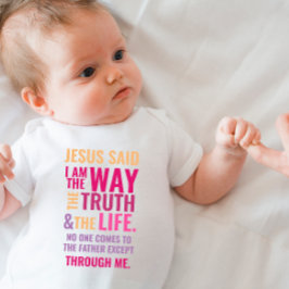 Jesus-Schrift Baby Strampler