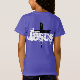 JESUS-Schrift + CROSS | T-Shirt