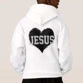 JESUS-Schrift | Hoodie (Rückseite)