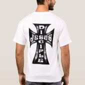 Jesus-Schülerkreuz T-Shirt (Rückseite)