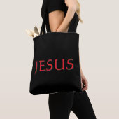 Jesus Schwarz und Rot Tasche (Von Nahem)