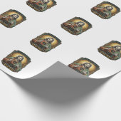 Jesus Schwarzer Bildschirm Vergessene Webcam-Abdec Geschenkpapier (Ecke)