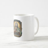 Jesus Schwarzer Bildschirm Vergessene Webcam-Abdec Kaffeetasse (VorderseiteRechts)