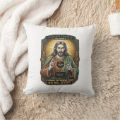 Jesus Schwarzer Bildschirm Vergessene Webcam-Abdec Kissen (Decke)