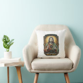 Jesus Schwarzer Bildschirm Vergessene Webcam-Abdec Kissen (Stuhl )